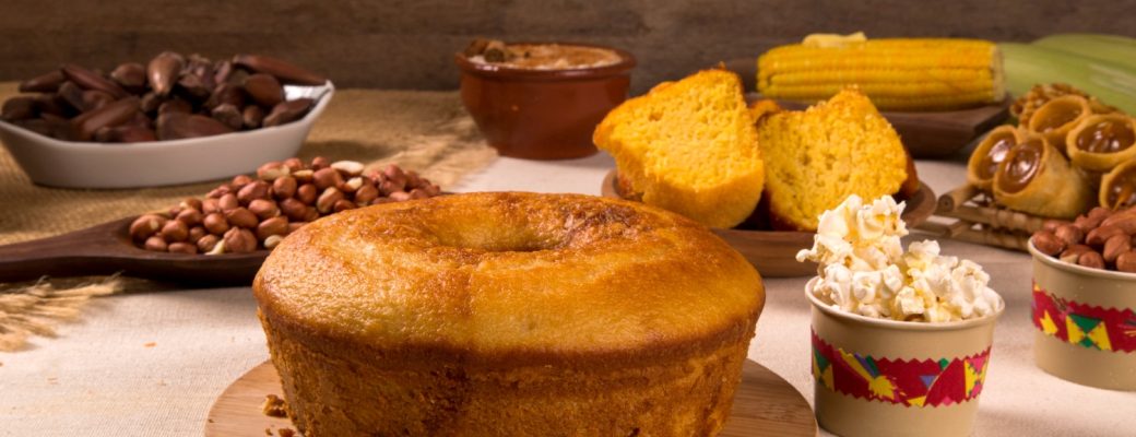 Bolo De Fubá Cinco Copos