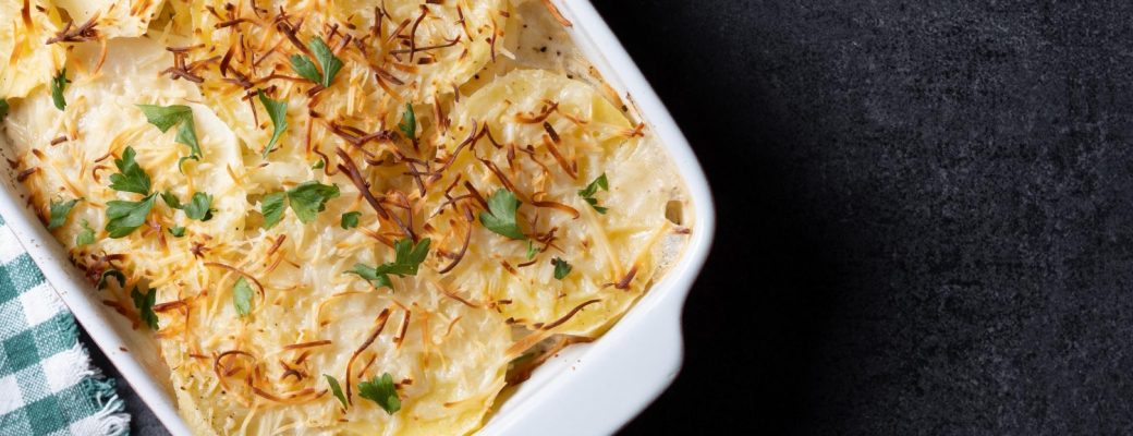 Corre Aqui E Aprenda A Fazer Essa Batata Gratinada Com Presunto E Queijo!
