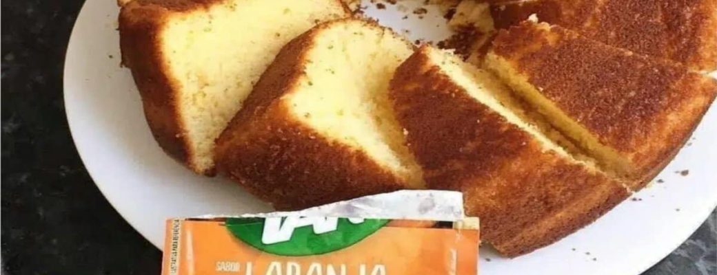 Bolo De Laranja Com Suco Em Pó Fácil E Delicioso