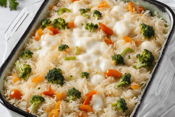 Arroz De Forno Com Legumes E Brócolis Vem Aprender