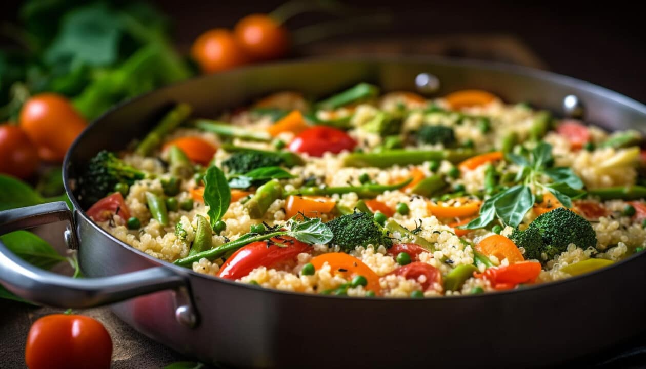 Arroz de Forno com Legumes e Brócolis Vem Aprender