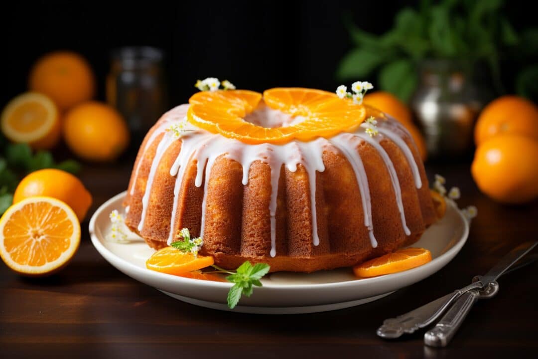 Bolo de laranja com suco em pó Fácil e Delicioso