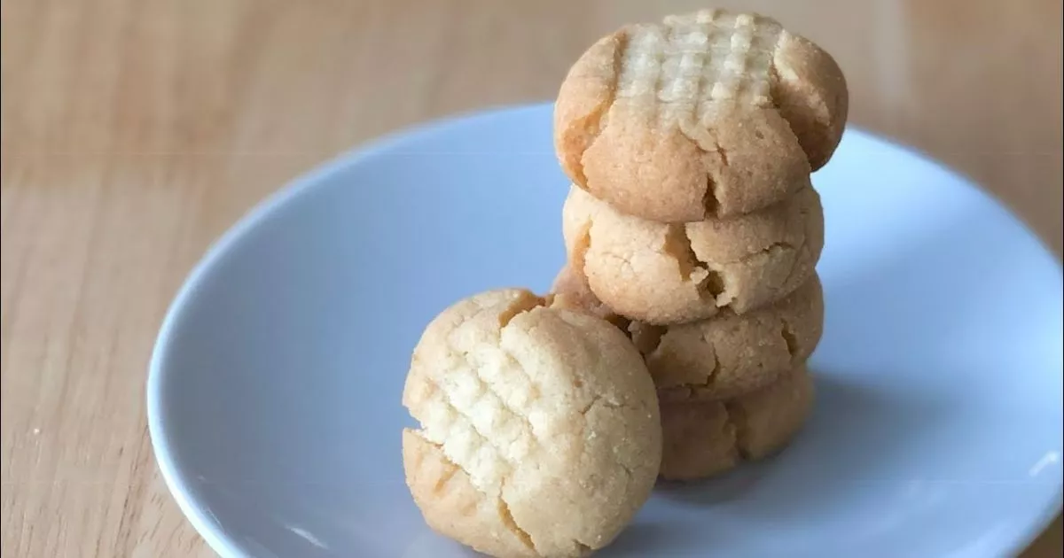 biscoitos amanteigados de amêndoas low carb