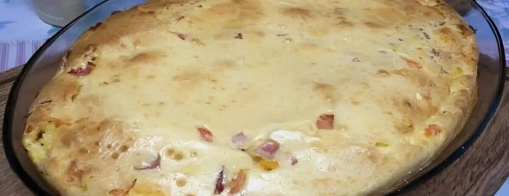 Torta Salgada De Liquidificador Recheada Saborosa E Fácil De Fazer
