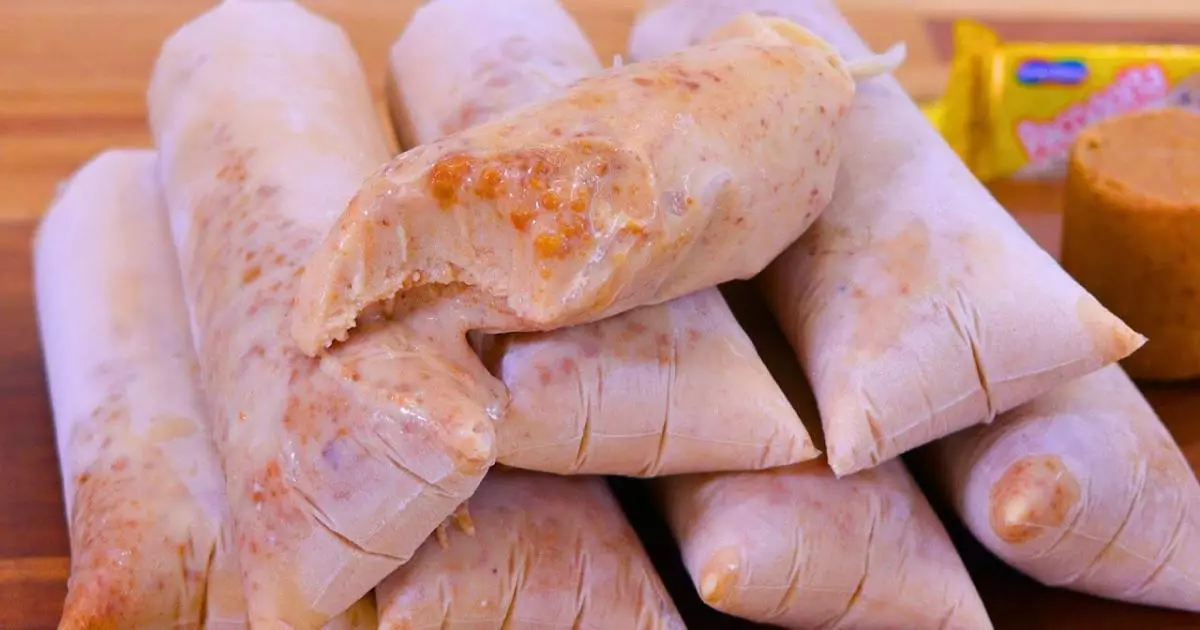 Geladinho Gourmet de Paçoquinha Super Cremoso e Fácil