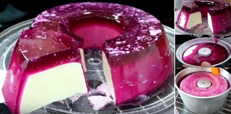 Gelatina Recheada Com Pudim Uma Sobremesa Para Toda Família