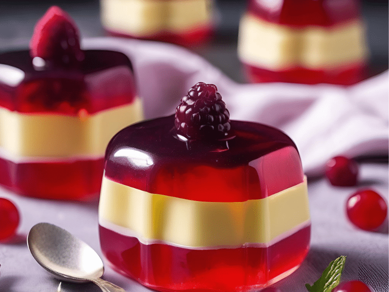 Gelatina Recheada com Pudim uma Sobremesa para Toda Família