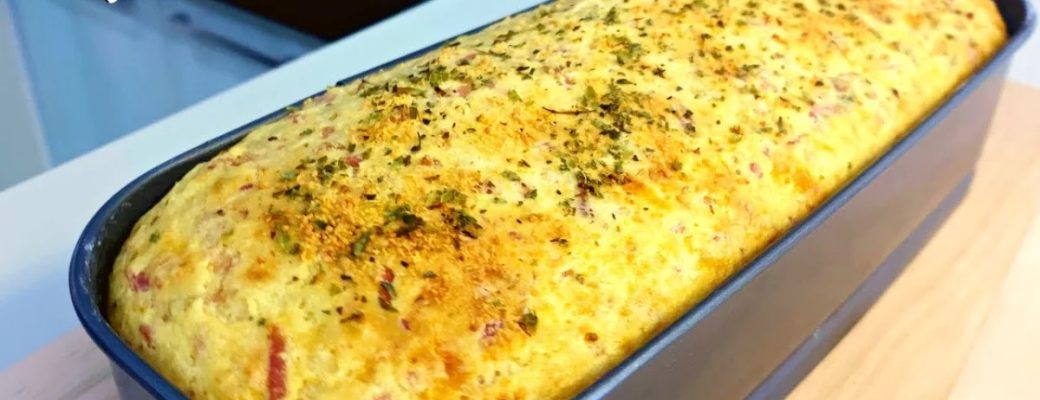 Pão De Liquidificador Recheado De Calabresa Que Não Precisa Sovar