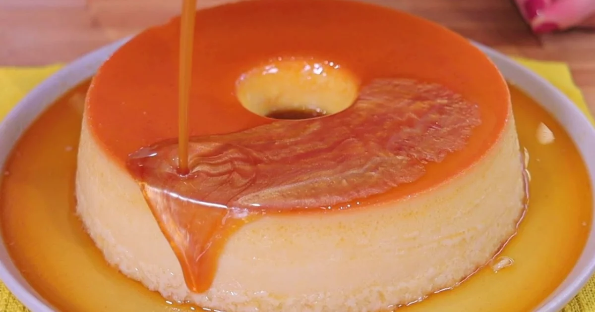 Pudim Mega Cremoso e com Calda Perolizada