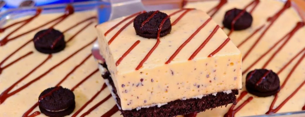 Torta Mousse De Maracujá Com Oreo Na Travessa Sem Gelatina E Chantilly Super Gostoso