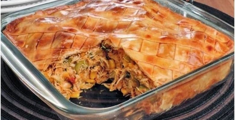 Torta Fácil De Frango E Massa De Pastel A Melhor Pra Hoje Veja