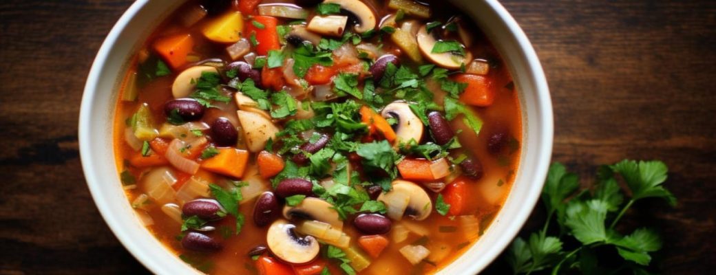 Minestrone De Ervas Frescas Do Jardim Deliciosa Como Sempre