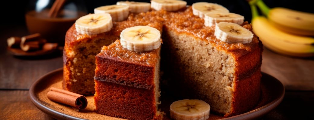 Delicie-se Com O Sabor Inigualável Do Nosso Irresistível Bolo De Banana!