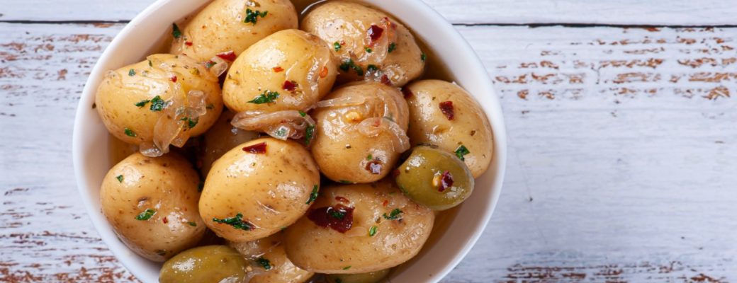 Mini Batatas Em Conserva Para Um Aperitivo Delicioso