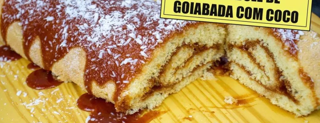 Rocambole De Goiabada Com Coco