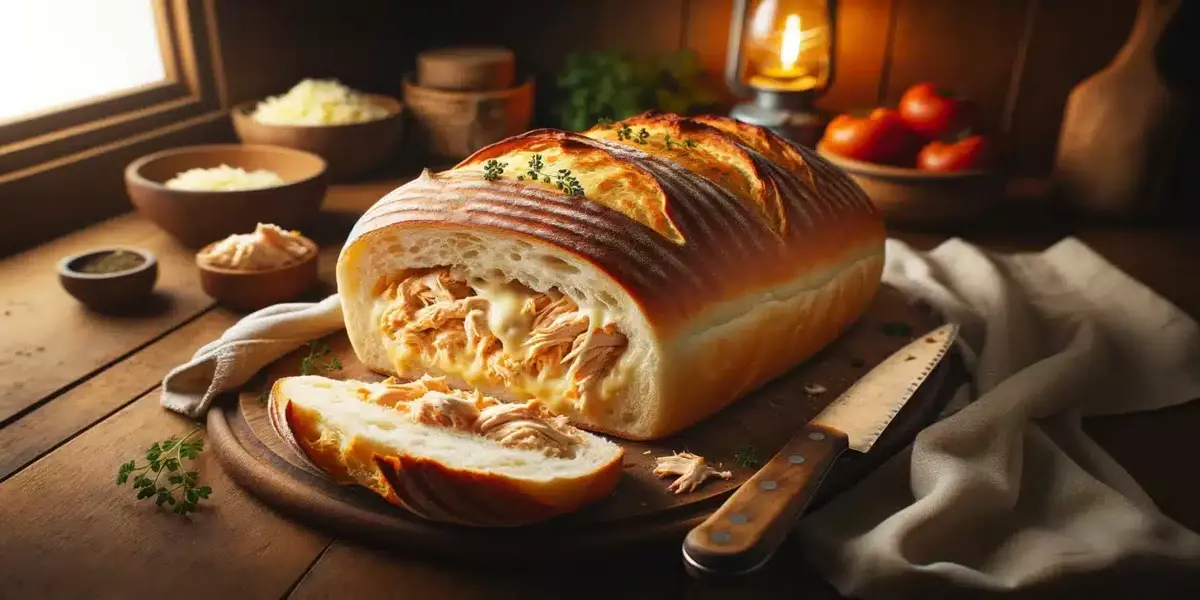 Aprendi esse Pão Recheado com Frango e Requeijão com minha mãe e vou te ensinar agora!
