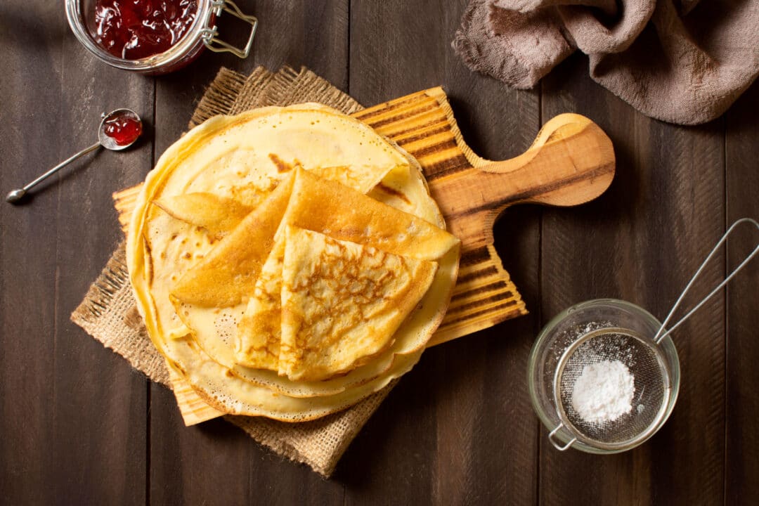 Massa de Panqueca Simples Doce