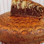 Bolo Caseiro Mesclado Super Delicioso E Fofinho