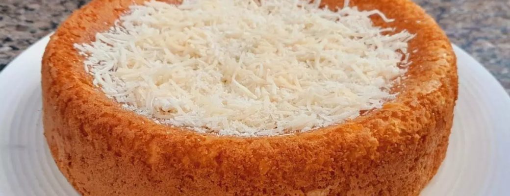 Bolo De Coco Cremoso Sem Trigo Super Fácil Rápido