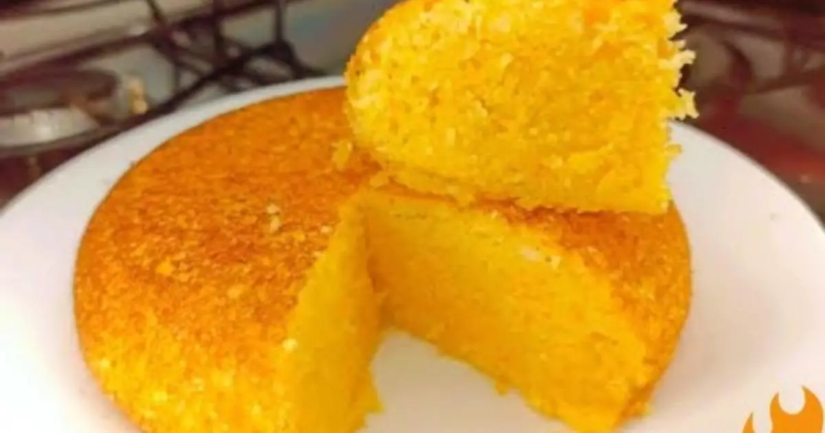Bolo de Cuscuz Fofinho de Frigideira