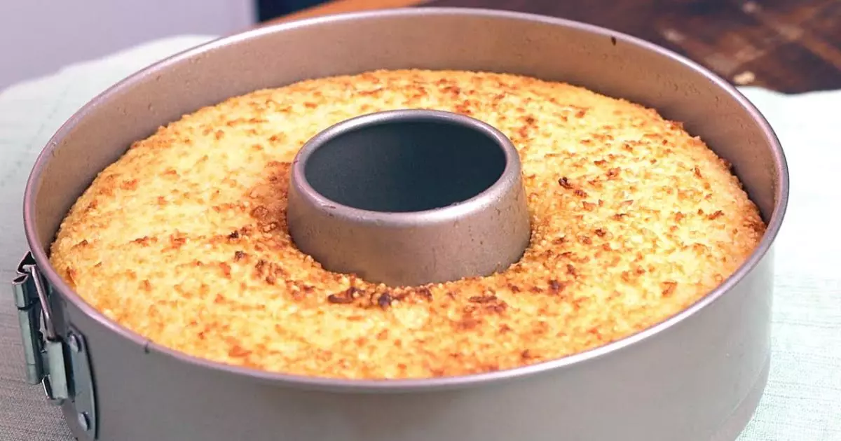 Bolo de Tapioca Granulada
