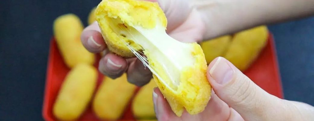 Croquetes De Milho Com Queijo
