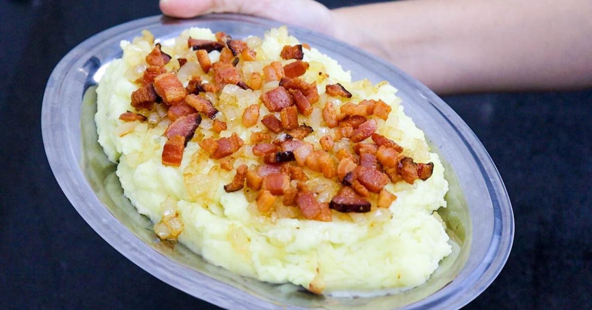 purê de batata doce