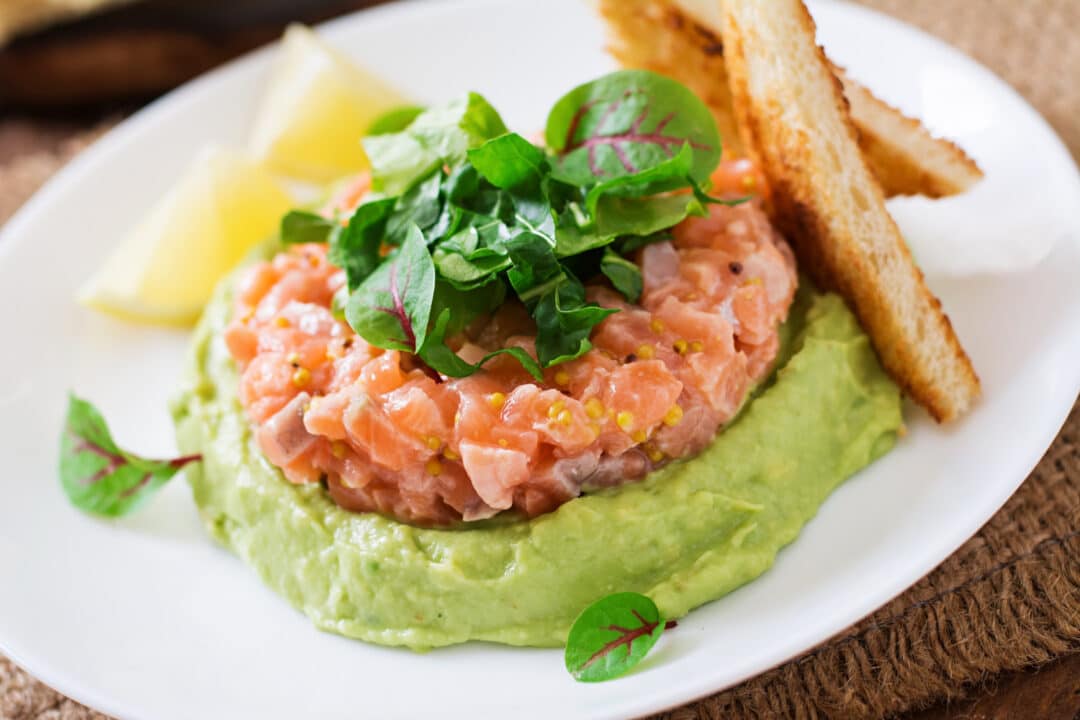 Tartar de Salmão com Avocado