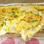 Filé De Merluza Ao Molho Branco Gratinado De Forno