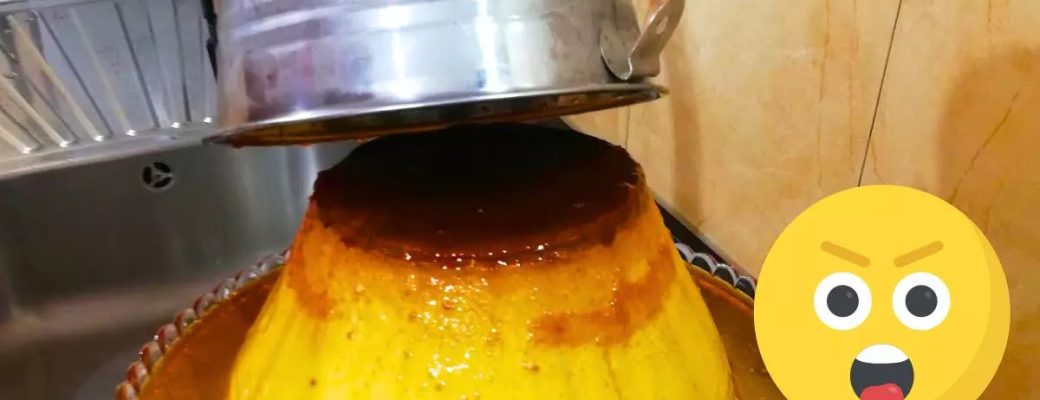 Pudim De Leite Condensado Sem Gelatina Em Balde
