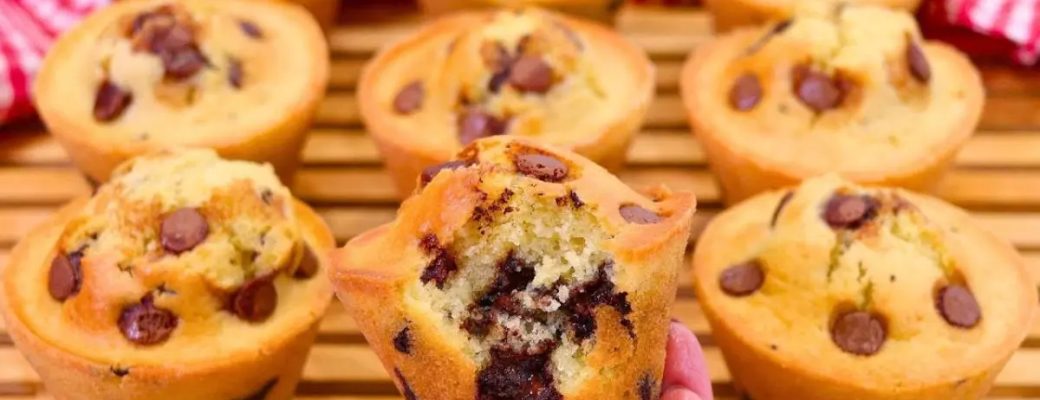 Muffin De Laranja Com Chocolate Super Fofinho