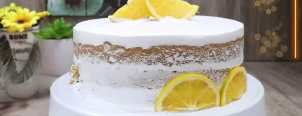 Naked Cake De Laranja Recheado Com Chocolate