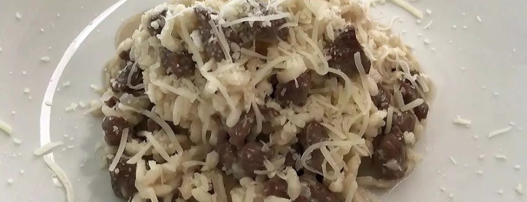 Risoto De Carne Com Gorgonzola