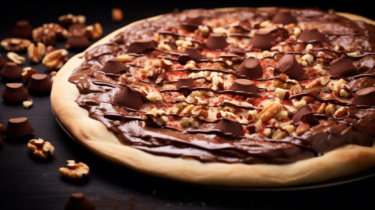Pizza de Chocolate no Forno é Uma Experiência Indulgente em Cada Fatia!