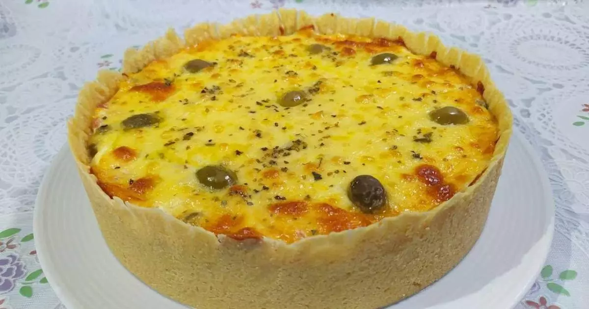 empadão aberto à portuguesa