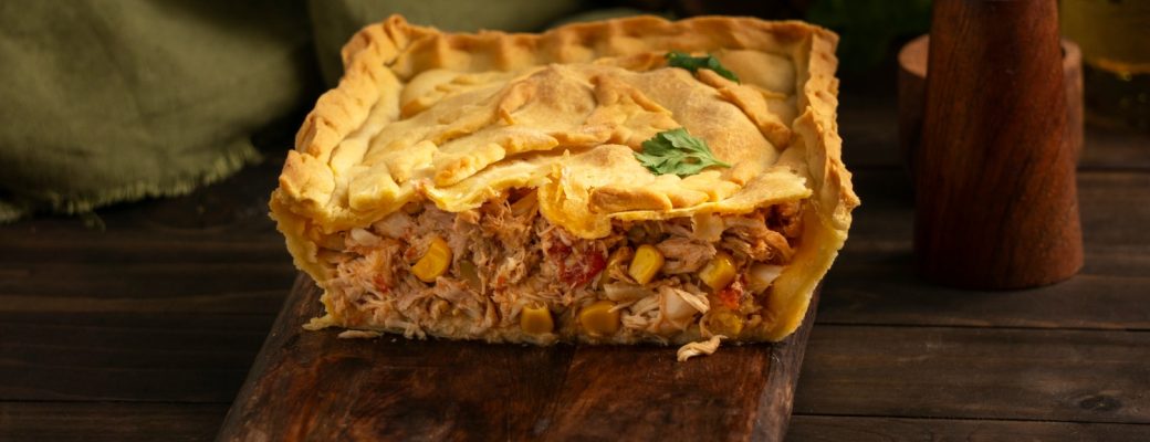 Torta De Frango Com Creme De Leite Na Massa Que Aprendi Com A Minha Tia