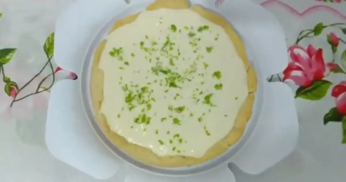 Torta de Limão Super Rápido e Fácil