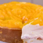 Torta De Pêssego Que Não Vai Ao Fogo E Com Recheio De Três Ingredientes