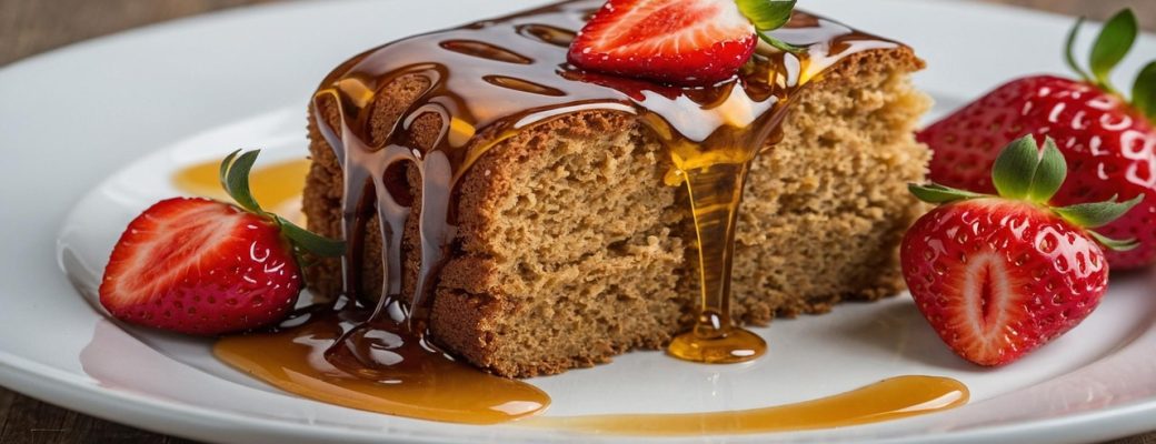Bolo De Mel Com Morangos Esta Receita Não Pode Faltar