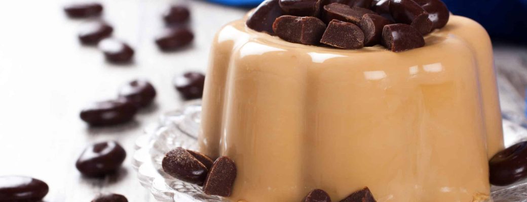 Panna Cotta De Café Com Bombons De Chocolate Olha Isso!!!!