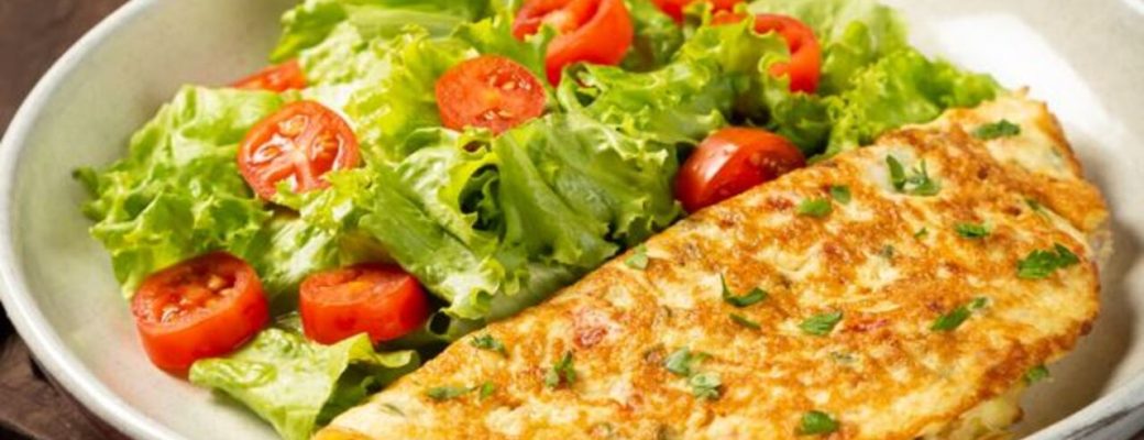 Omelete De Queijo Receita Perfeita Para Um Café Da Manhã