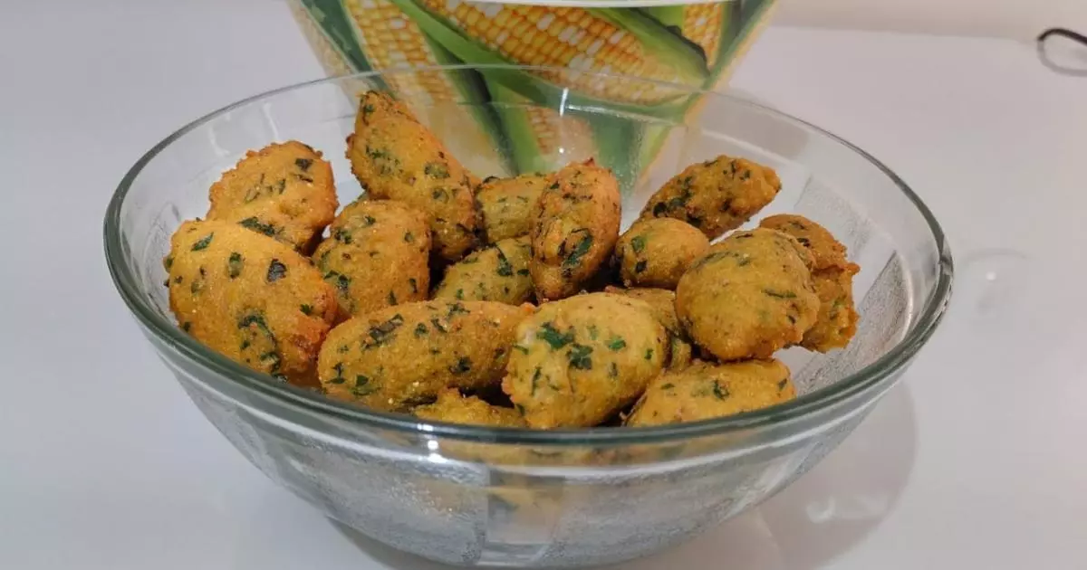 Bolinho Frito de Fubá Super Delicioso
