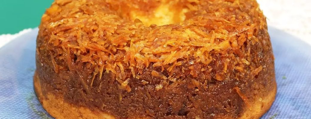 Bolo Cocada Invertido Super Fofinho E Delicioso