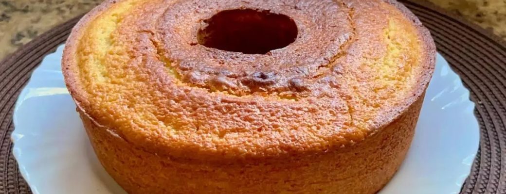 Bolo De Laranja Grande E Fofinho Muito Delicioso