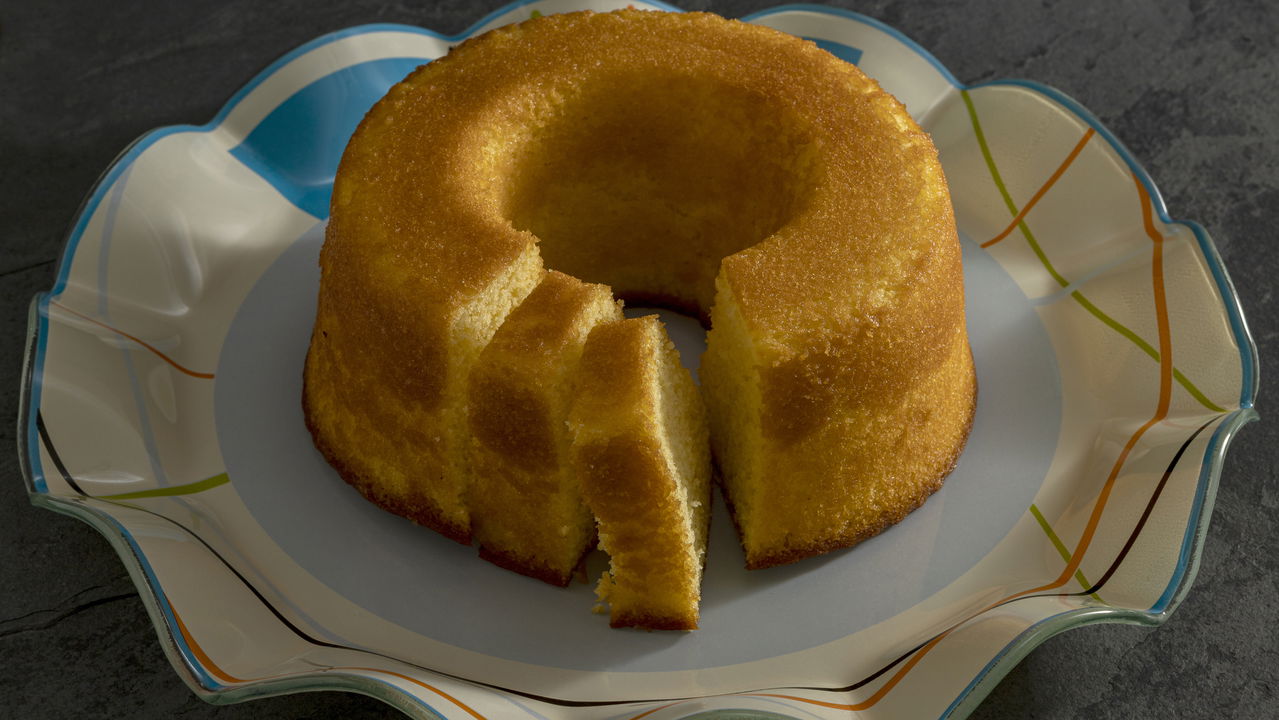 Bolo de Milho com Leite de Coco
