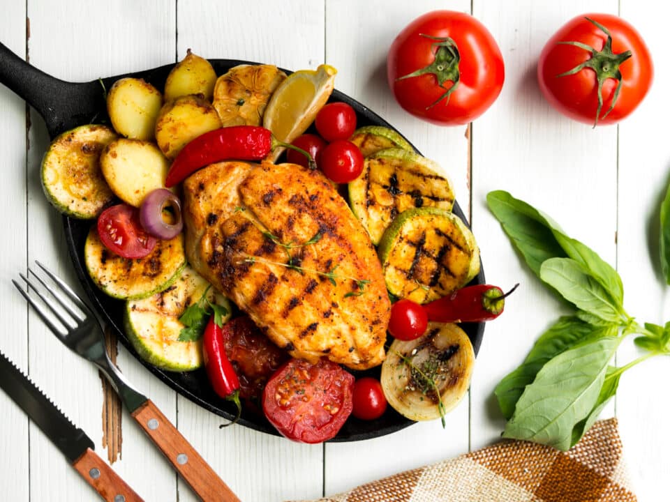 Frango com Legumes na Airfryer