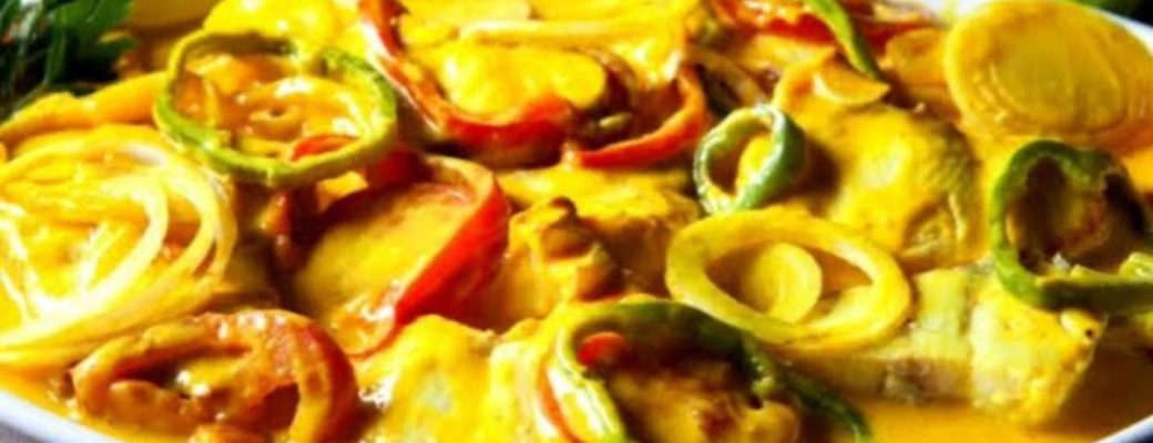 Peixe Ensopado Cremoso Com Leite De Coco