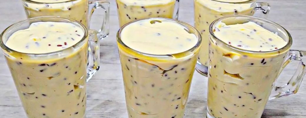 Sobremesa Cremosa E Rapida No Liquidificador
