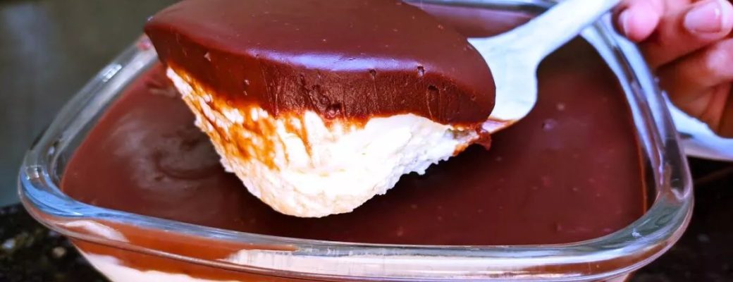 Sobremesa Fácil Para O Dia Dos Pais, Com Ganache De Chocolate.