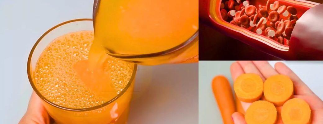 Suco Natural De Cenoura, Limão E Alho Que Ajuda A Reduzir Colesterol E Glicemia.